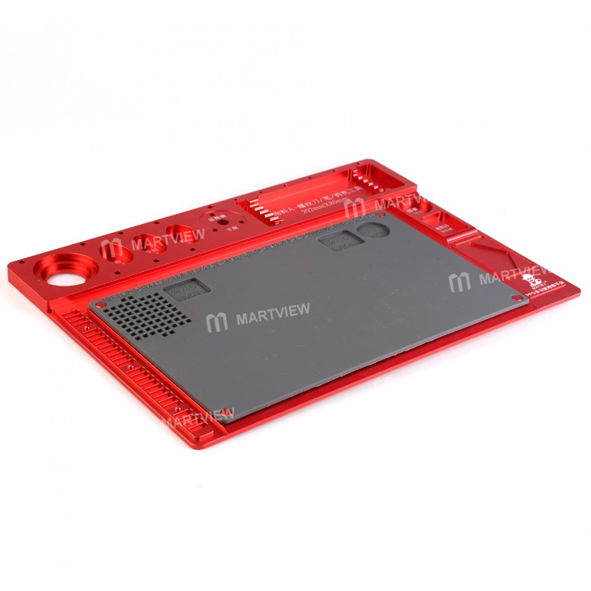 High Temperature Multifunction Aluminum Alloy Pad Microscope Holder Maintenance Platform for Mobile