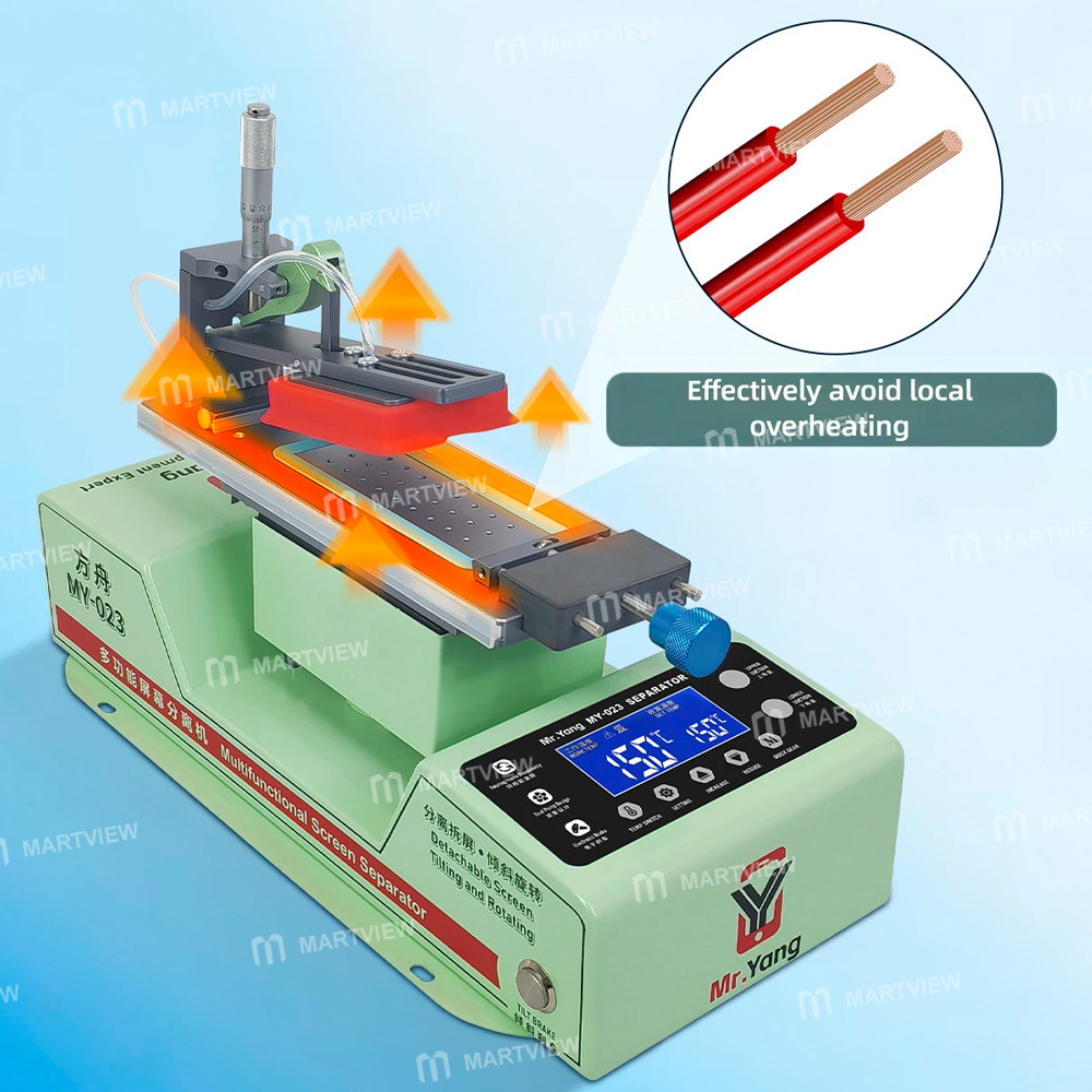 mr yang-my-023-360-degree-rotating-mobile-phone-screen-heating-separator-with-built-in-dual-pumps-9