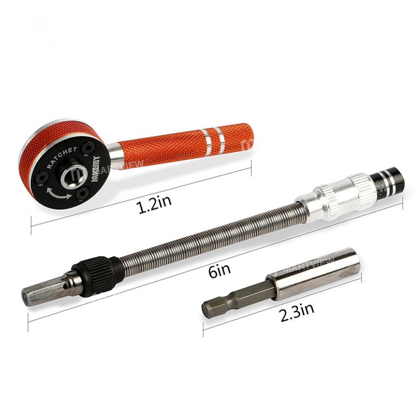 JAKEMY JM-6119 19 in 1 Multipurpose Precision Screwdriver Ratchet Repair Tools Sets for Cellphone El
