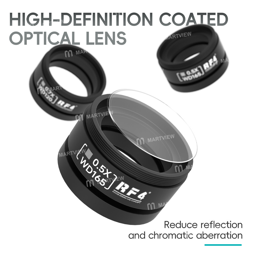 rf4 rf05-rf07-05x-wd165-07x-wd120-long-working-distance-objective-lens-for-stereo-microscopes-8