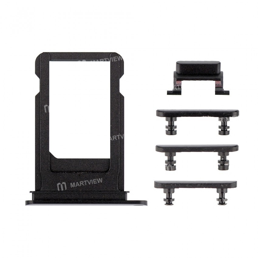 Replacement sim card slot holder tray volume button power button mute button for iPhone 7