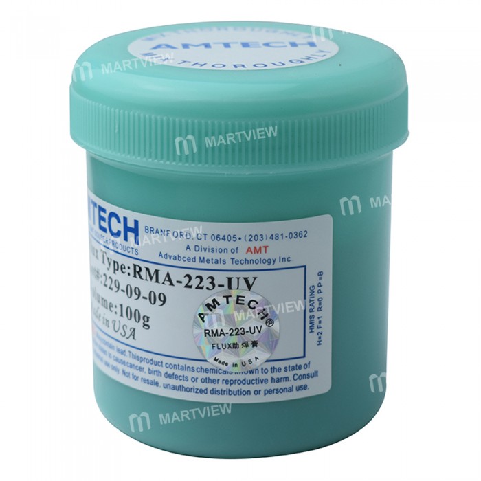 Pâte de flux de soudure, 100 g RMA-223-UV Facile à nettoyer, propriété