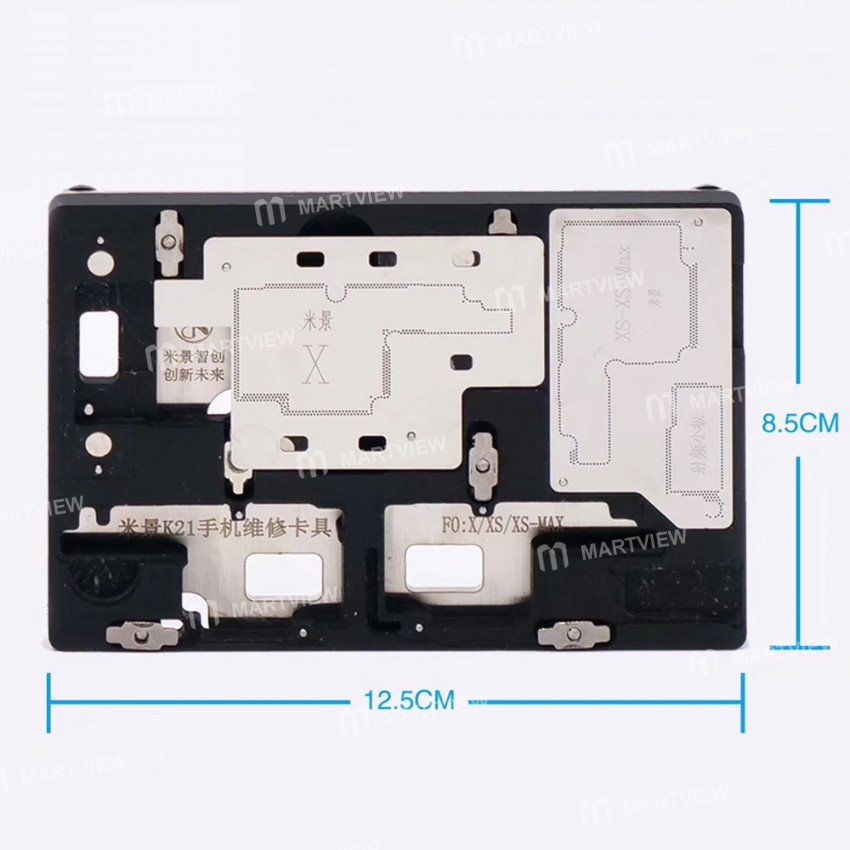 MiJing K21 MINI Motherboard Repair PCB Holder Fixture for iPhone X / XS / XS Max