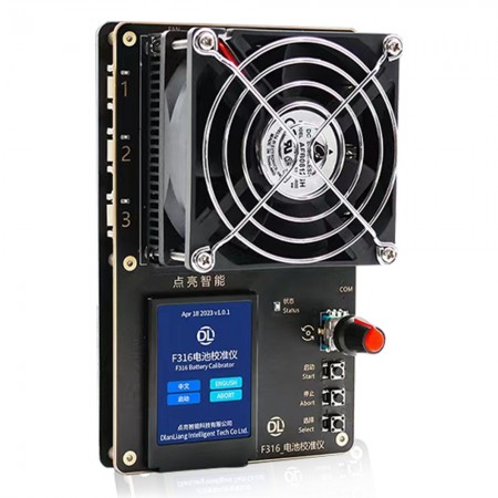 DLZX F316 6-Channel Battery Calibrator Support Battery Round Cycle Test for iPhone 11 to14PM