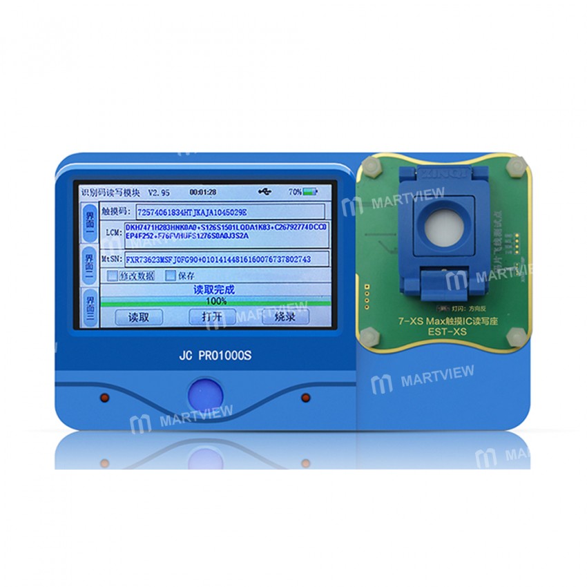 JC Pro1000S Touch IC Reading / Re-Writing Module (Need Remove IC) for iPhone Xs Max / Xs / X / 8 Plu