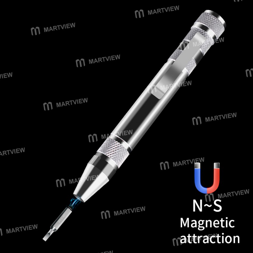 8-in-1 Portable Precision Multifunction Slotted Cross-Shaped Magnetic Screwdriver
