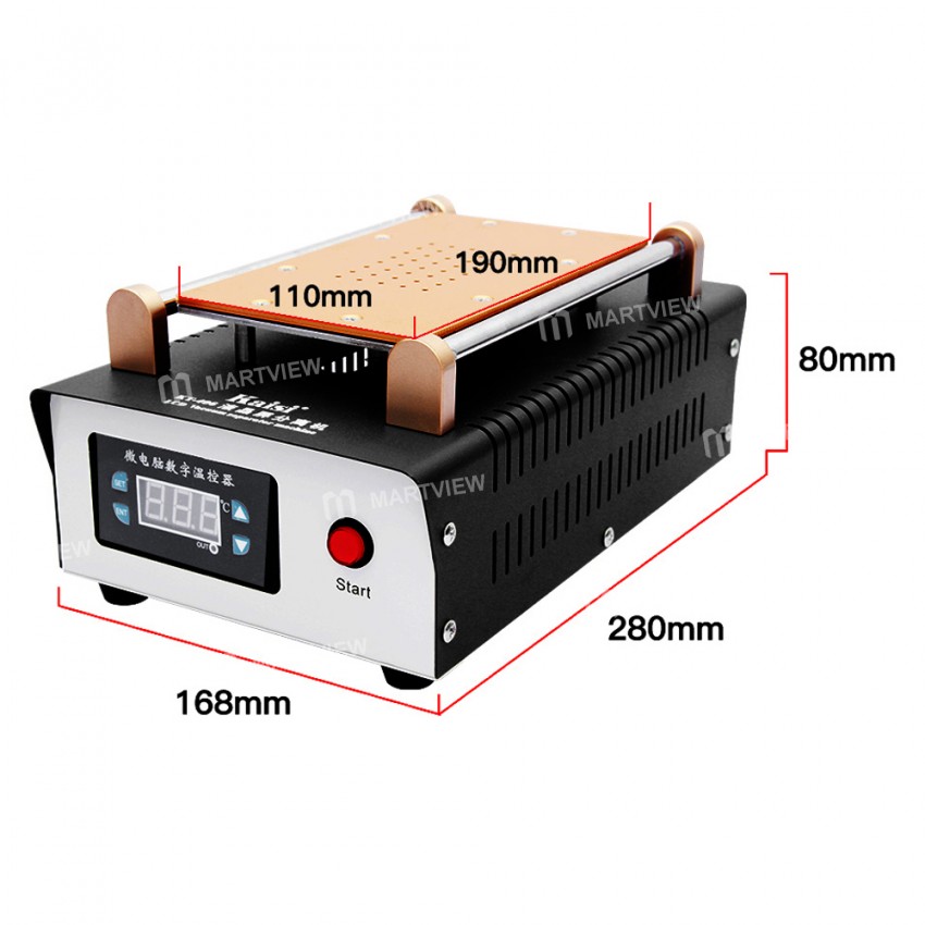 Kaisi KT-406 Automatic Built-in Vacuum Pump OCA LCD Separator Machine