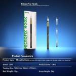 2uul da12-microfix-hook-for-phone-pcb-underfill-clean-3-blades-with-ultralight-carbon-fiber-holder-s