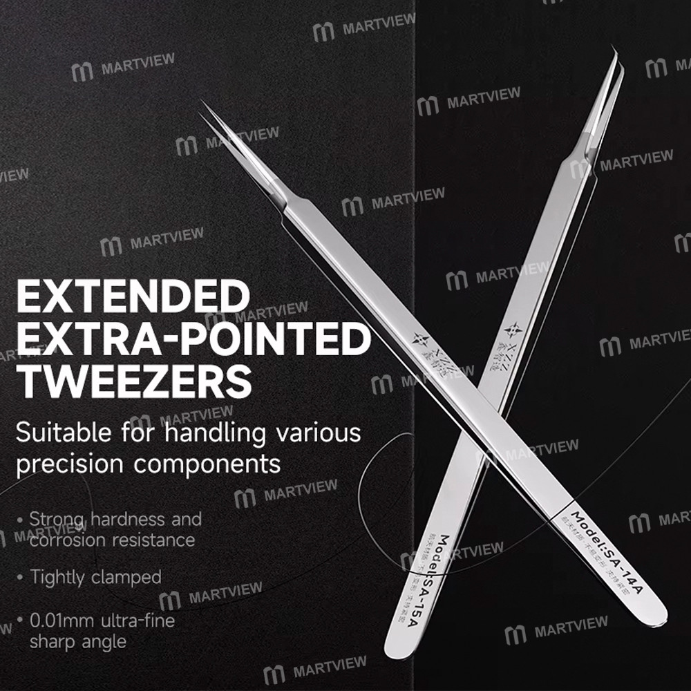 xzz sa-14-sa-15-extended-length-stainless-steel-ultra-fine-high-precision-flying-wire-tweezers-3