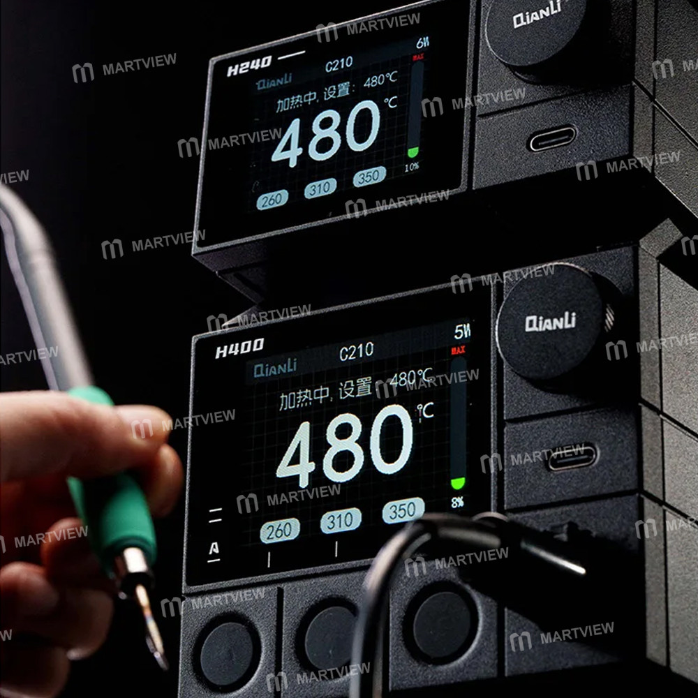 qianli h400-smart-400w-high-power-digital-soldering-station-compatible-with-c115-c210-c245-handles-1