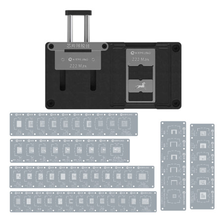 Mijing Z22MAX CPU Chip Tin Planting BGA Reballing Stencil Platform for iPhone 11-17PM / Android