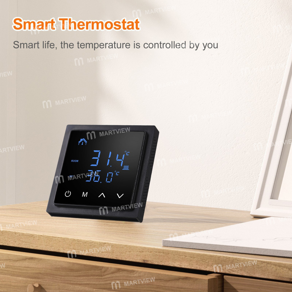 smart thermostat-16a-floor-heating-temperature-controller-with-led-touch-screen-85-265v-electric-hea