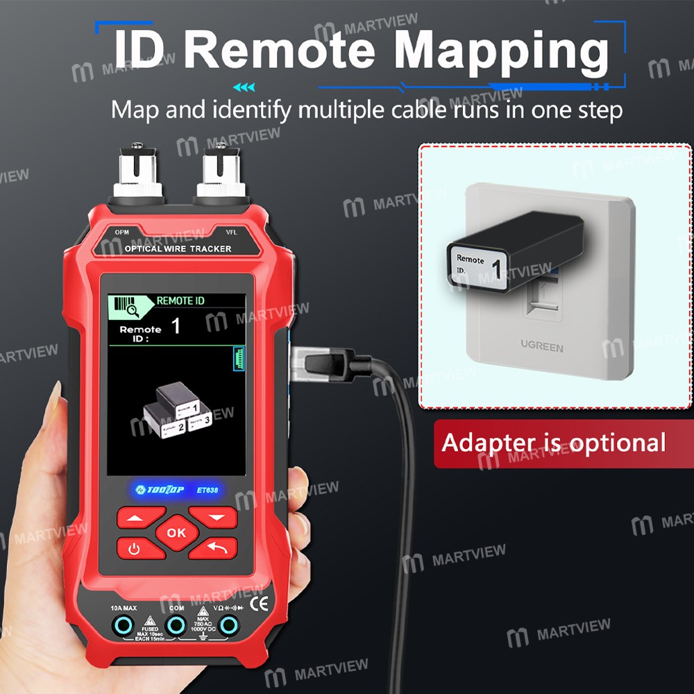 tooltop et636-et638-multifuction-network-cable-tester-optical-power-meter--multimeter-12