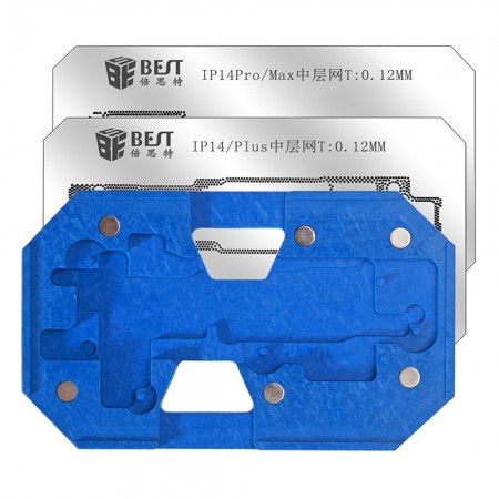 BST-084 3-in-1 Middle Layer Motherboard BGA Reballing Platform for iPhone 14 Full Series
