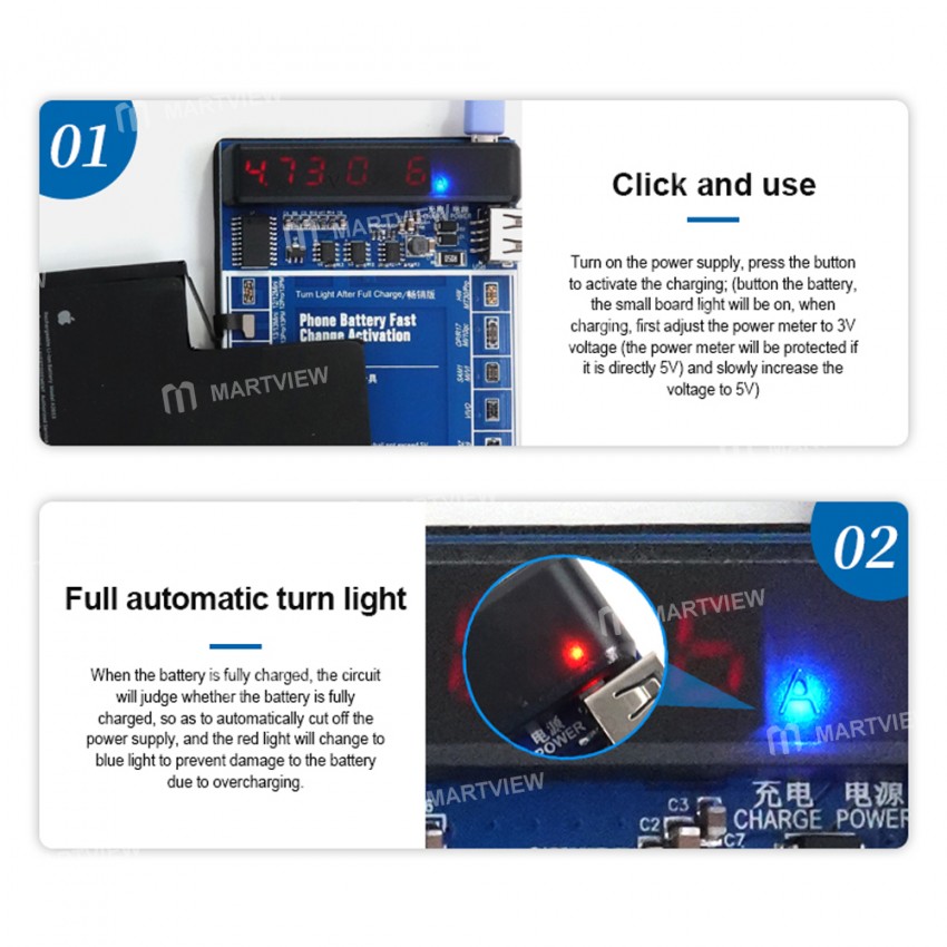 sunshine ss-915-v80-battery-activation-board-for-iphone-14pro-max-samsung-huawei-xiaomi-9
