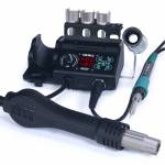 Yihua 882D Portable 2-in-1 Soldering Iron Hot Air Gun Soldering Station for Phone PCB BGA Repair