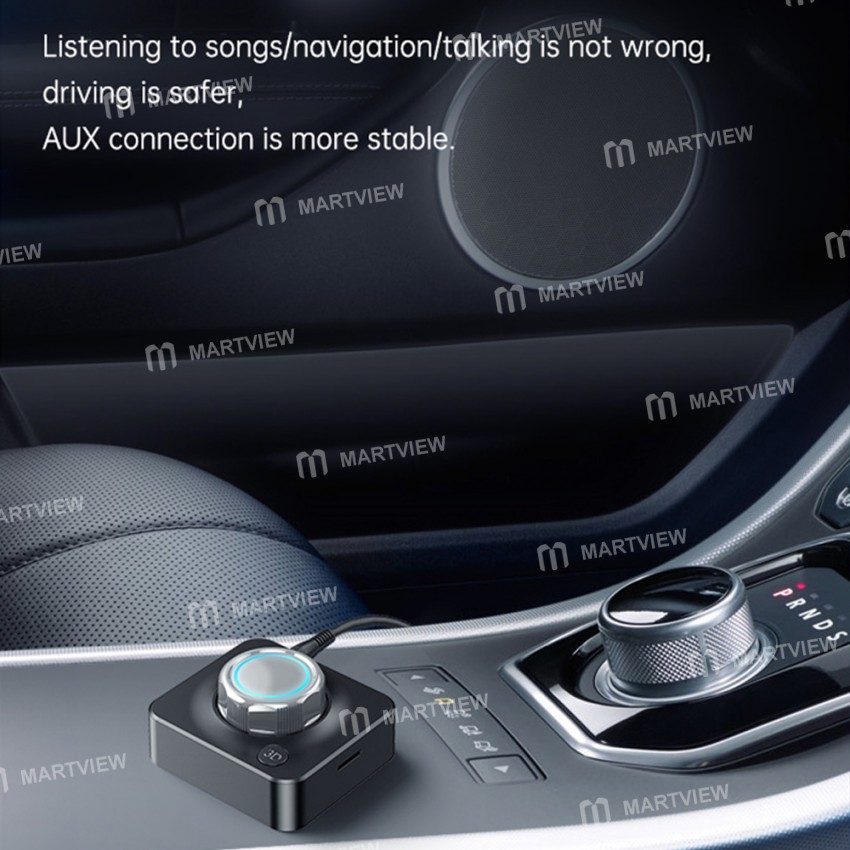 Bluetooth 5.0 Wireless Audio Receiver with 3.5 AUX Jack Support TF card Playback