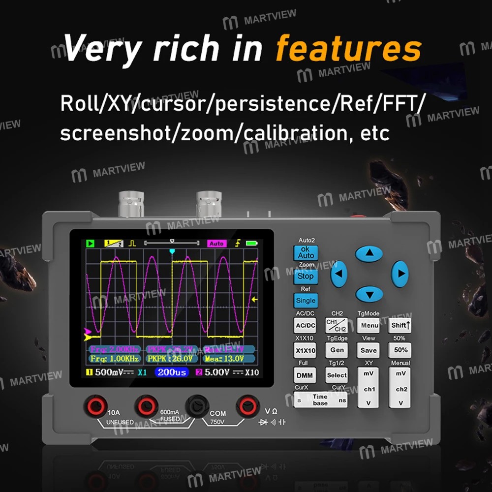 dso3d12 handheld-dual-channel-120mhz-digital-oscilloscope-multimeter--signal-generator-2