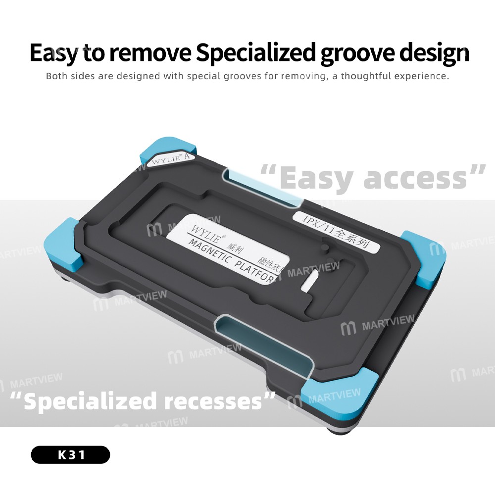 wylie wl-k31-012mm-motherboard-middle-layer-planting-tin-platform-set-for-iphone-x-to-17pro-max-4