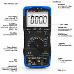 HoldPeak HP-770HC / HP-770HC-APP True RMS Autoranging Digital Multimeter with NCV Data Hold