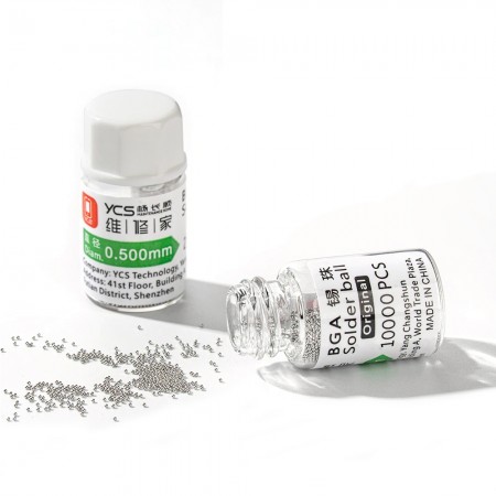 YCS Multi-Specification Precision BGA Reballing Leaded Solder Balls for Motherboard Repair