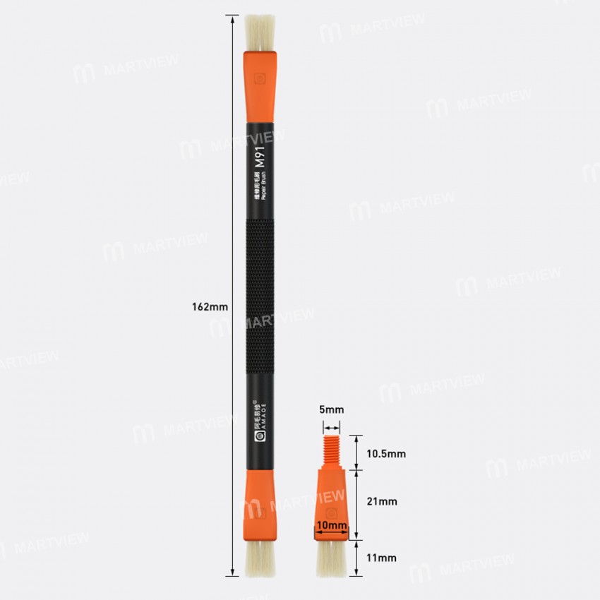 amaoe m91-dual-head-cleaning-pure-bristle-brush-7