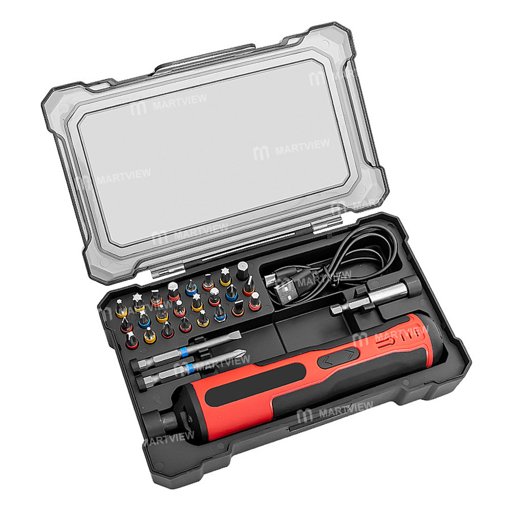 hilda multifunction-rechargeable-4v-cordless-electric-screwdriver-with-27pcs-screwdriver-bits-3