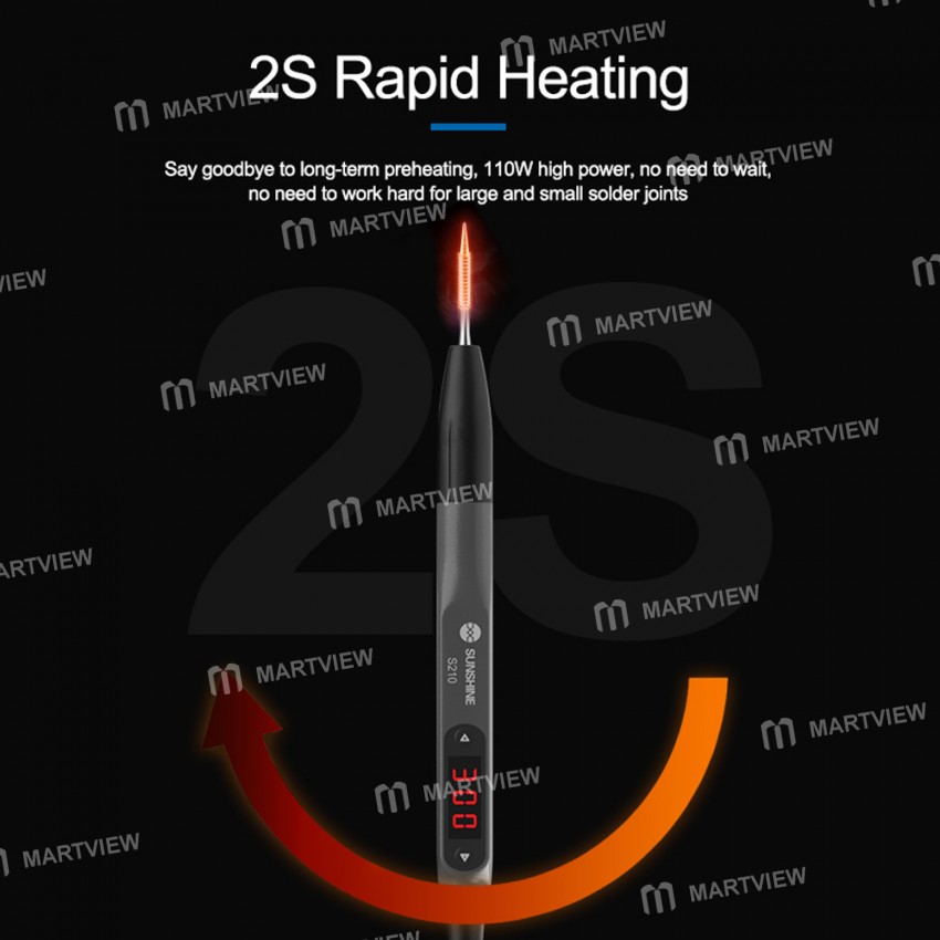 sunshine s210-110w-portable-led-smart-soldering-iron-universal-c210-series-soldering-iron-tips-2
