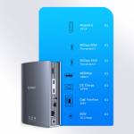 Orico TB3-S3 15-in-1 4K HDMI Thunderbolt 3 40Gbps Type-C Multi-function Docking Station