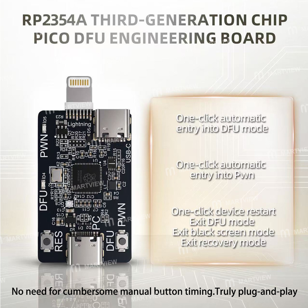 rp2354a third-generation-chip-pico-dfu-engineering-board-for-iphone-entering-dfu-pwn-mode-3