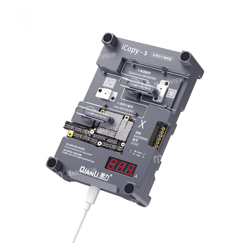 QianLi iCopy-S Double-Sided 4in1 Logic Baseband EEPROM Chip Non-removal for iPhone X / XR / Xs / Xs