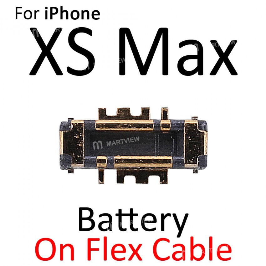 Replacement fpc battery motherboard flex cable connector holder for iPhone xs max xs xr x 8 plus 8 7