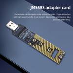 m2 nvme-to-usb-31-mobile-adapter-converter-card-support-m2-pci-e-key-m-interface-3