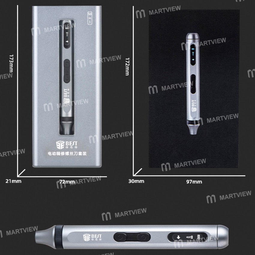 bst 9933a-50-in-1-rechargeable-precision-magnetic-screwdriver-set-with-replaceable-driver-bits-12