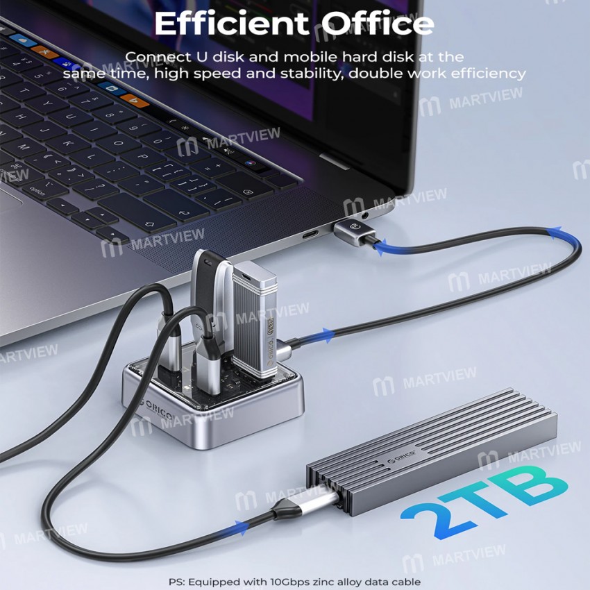 orico metal-material-type-c-usb-a-multi-function-hub-8