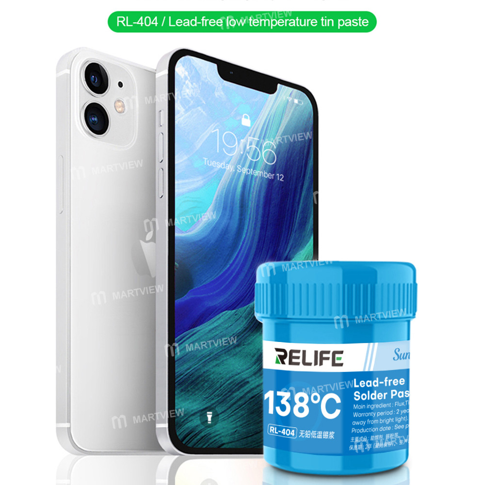 relife rl-404-40g-138c-low-temperature-melting-point-lead-free-tin-paste-for-mobile-phone-bga-repair