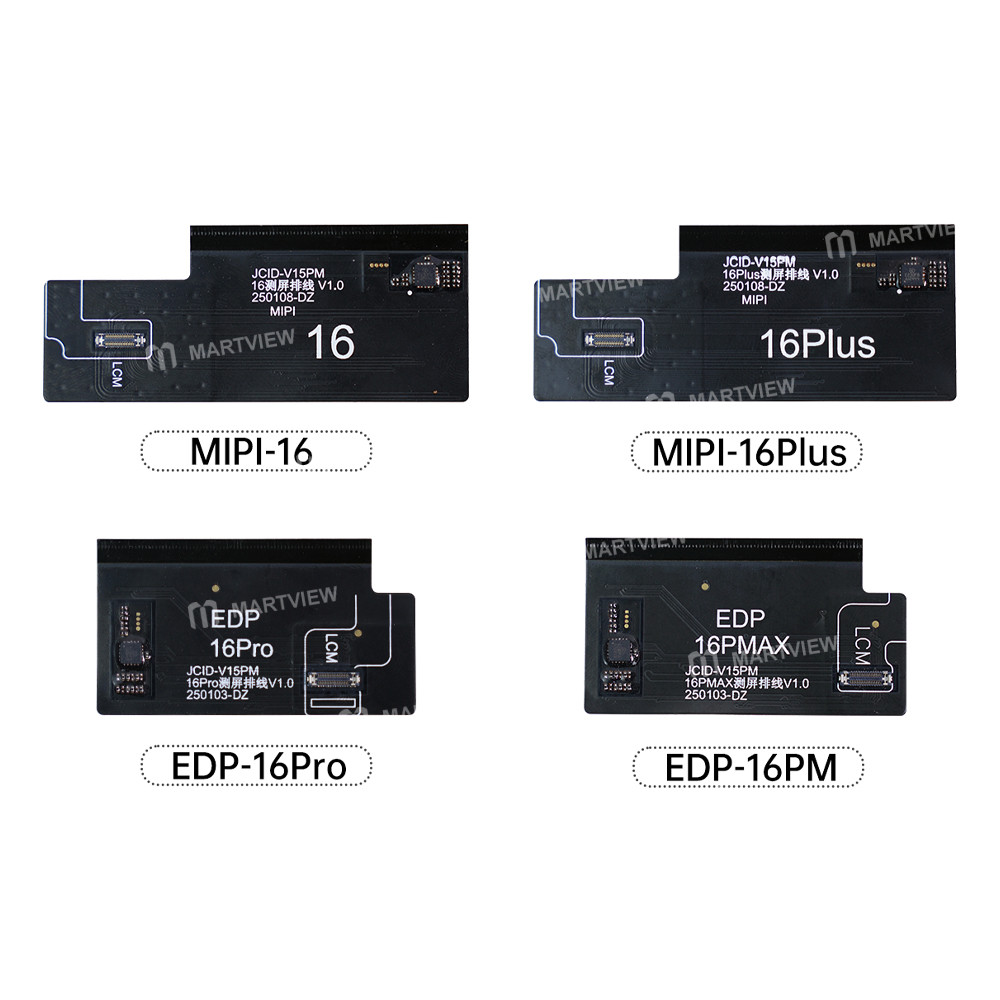 jcid v15pm-lcd-screen-tester-dedicated-flex-cable-for-iphone-16-16-plus-16-pro-16pro-max-2