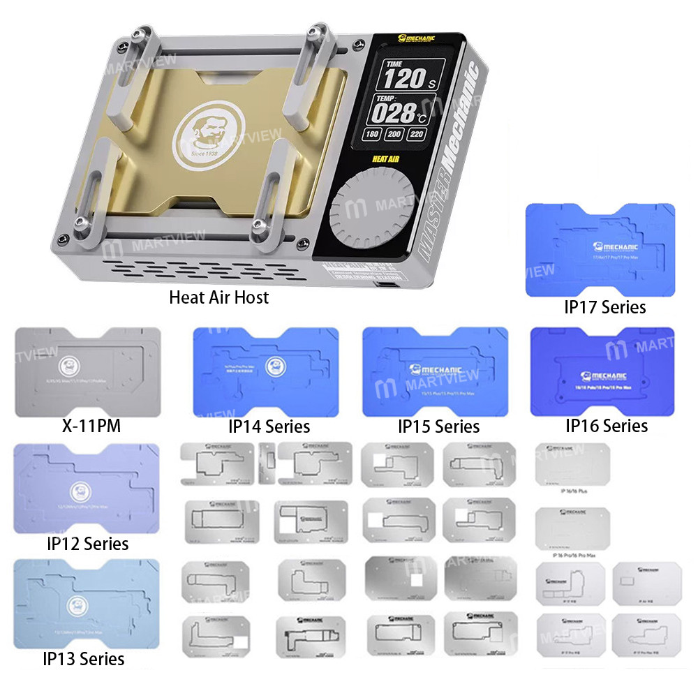 mechanic heat-air-intelligent-motherboard-layered-desoldering-station-for-iphone-x-to-17pro-max