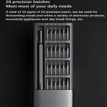 Mijia Wiha Screwdriver Kit 24 Precision Magnetic Bits Aluminum Box Wiha DIY Screw Driver Set