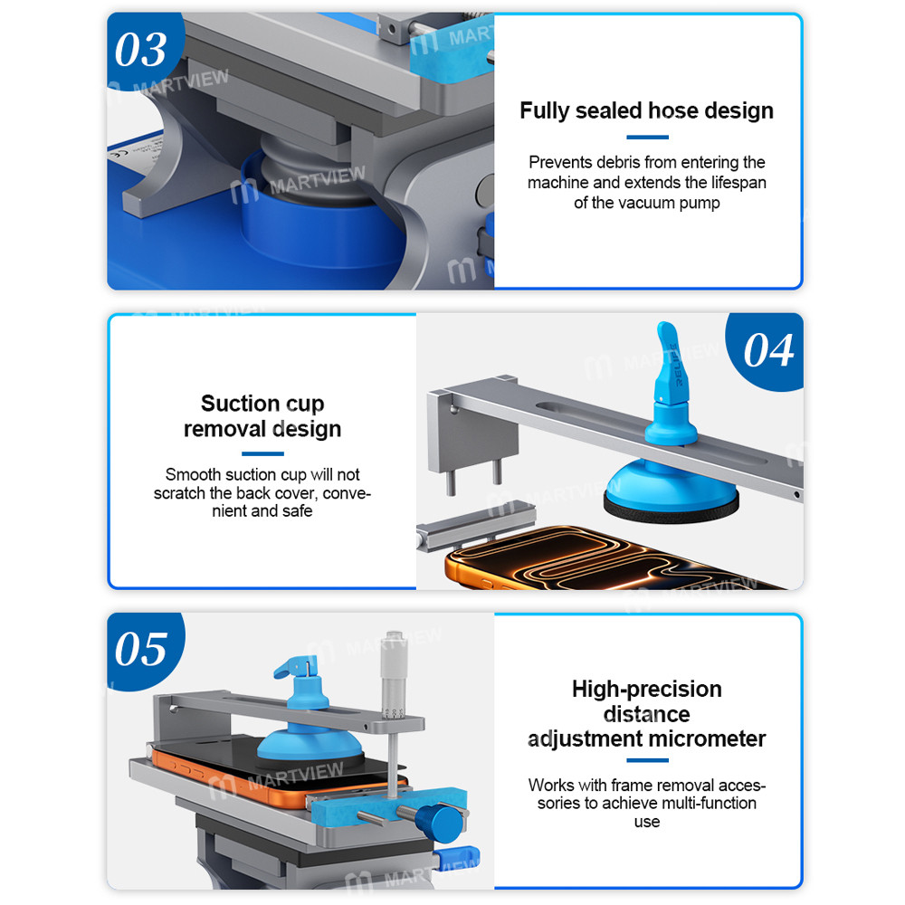 sunshine s-918f-plus-v20-360-rotation-curved-screen-separator-compatible-with-flat-curved-screen-17