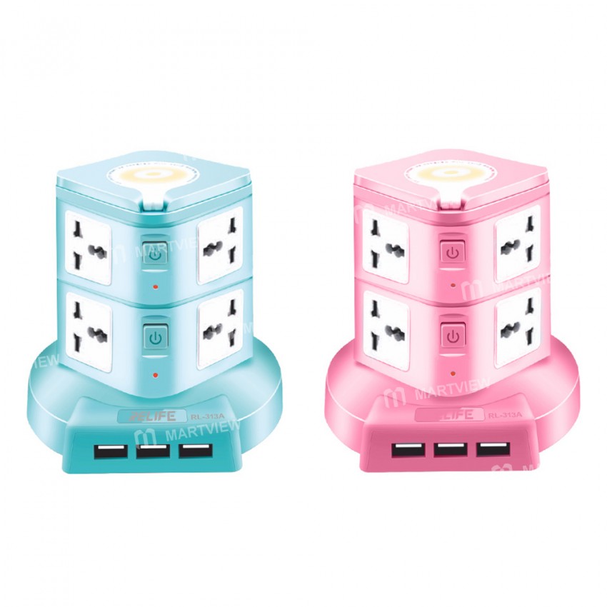 relife rl-313a-10a-multi-function-smart-power-socket-with-3-usb-fast-charge-port-3
