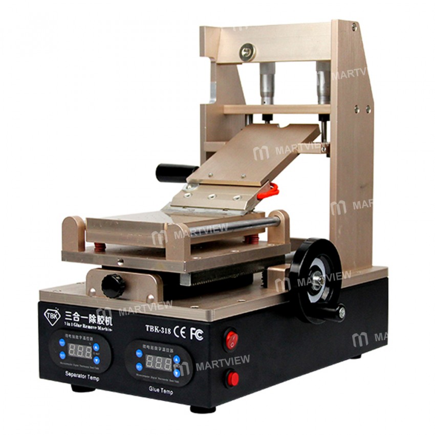 TBK-318 3-in-1 Mobile Phone LCD Screen Separator with Preheater and OCA Glue Polarizer
