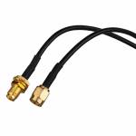 RG174 RP-SMA/SMA Extension Cable Copper Feeder Wire for WiFi Network Card Router