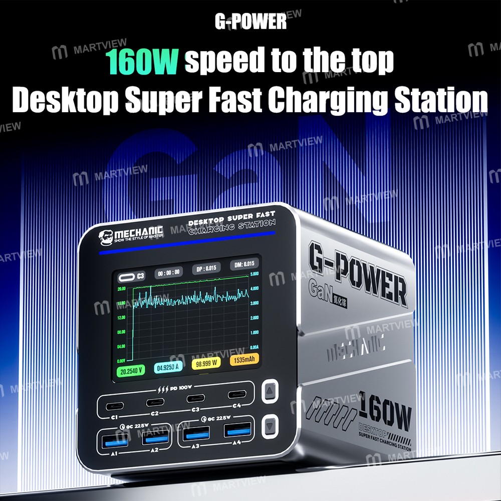 mechanic g-power-115w-160w-8-port-gan-desktop-charging-station-with-15w-wireless-charging-3