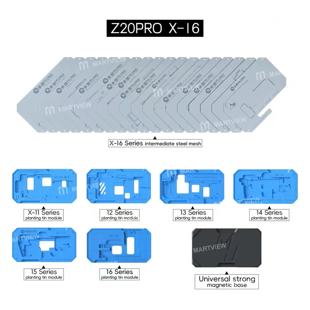 mijing z20-pro-motherboard-middle-layer-planting-tin-platform-for-iphone-x-to-16pro-max-2