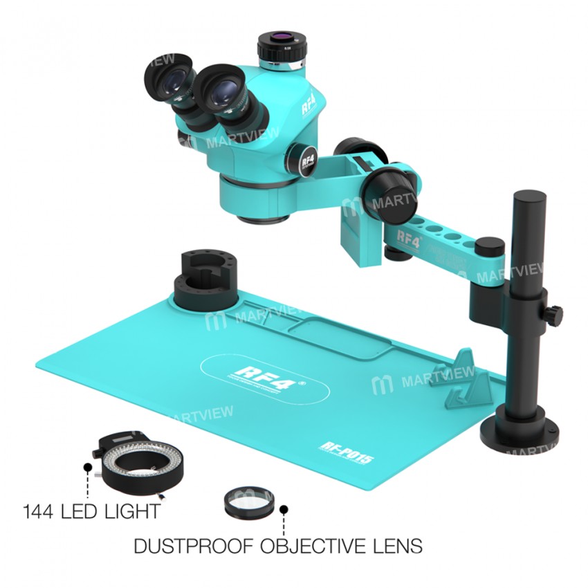 rf4 rf7050pro-fo19-360-adjustable-universal-telescopic-rotating-lifting-microscope-3