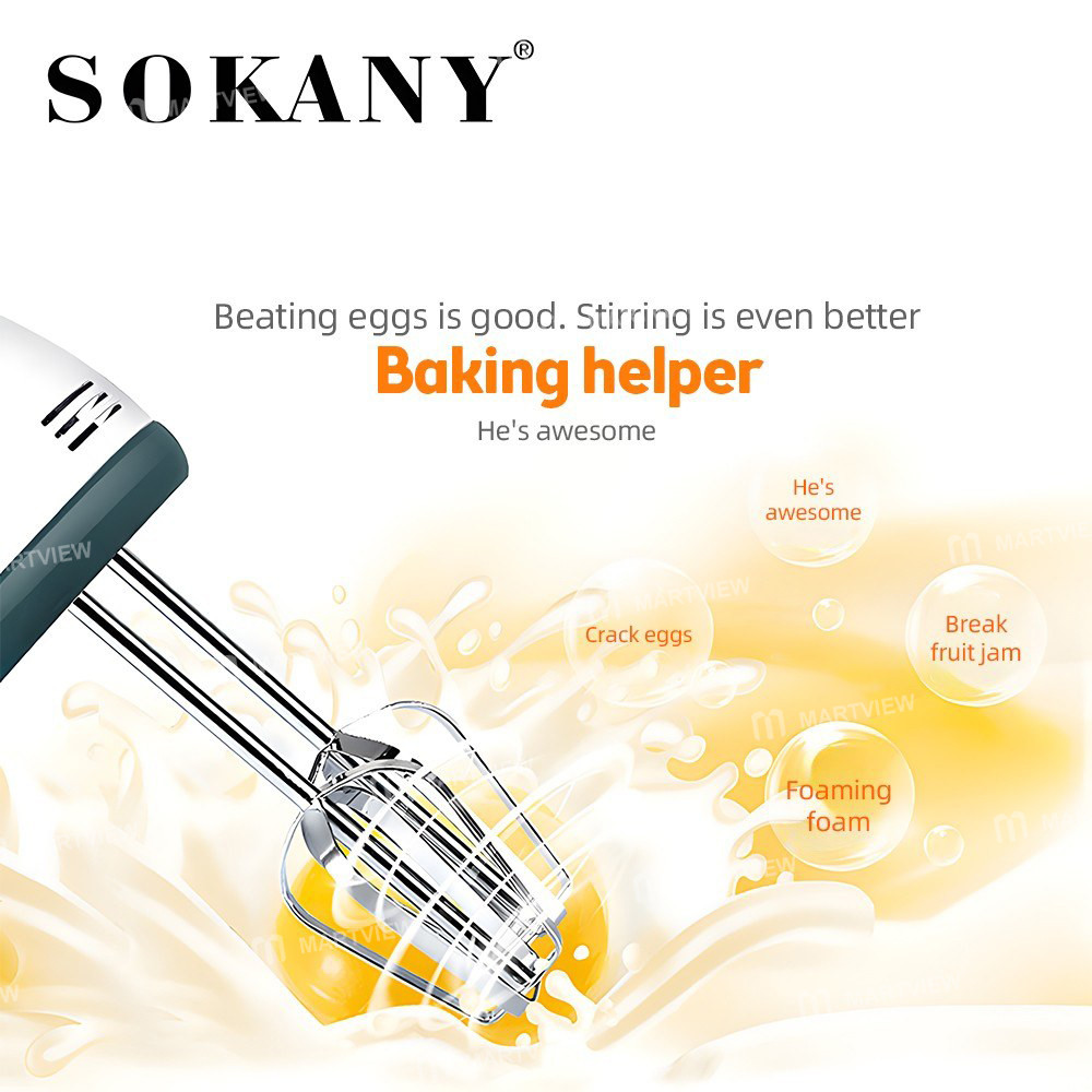 sokany 6620-electric-stand-mixer-176-quart-250w-7-speeds-portable-with-dough-hook-for-daily-kitchen-