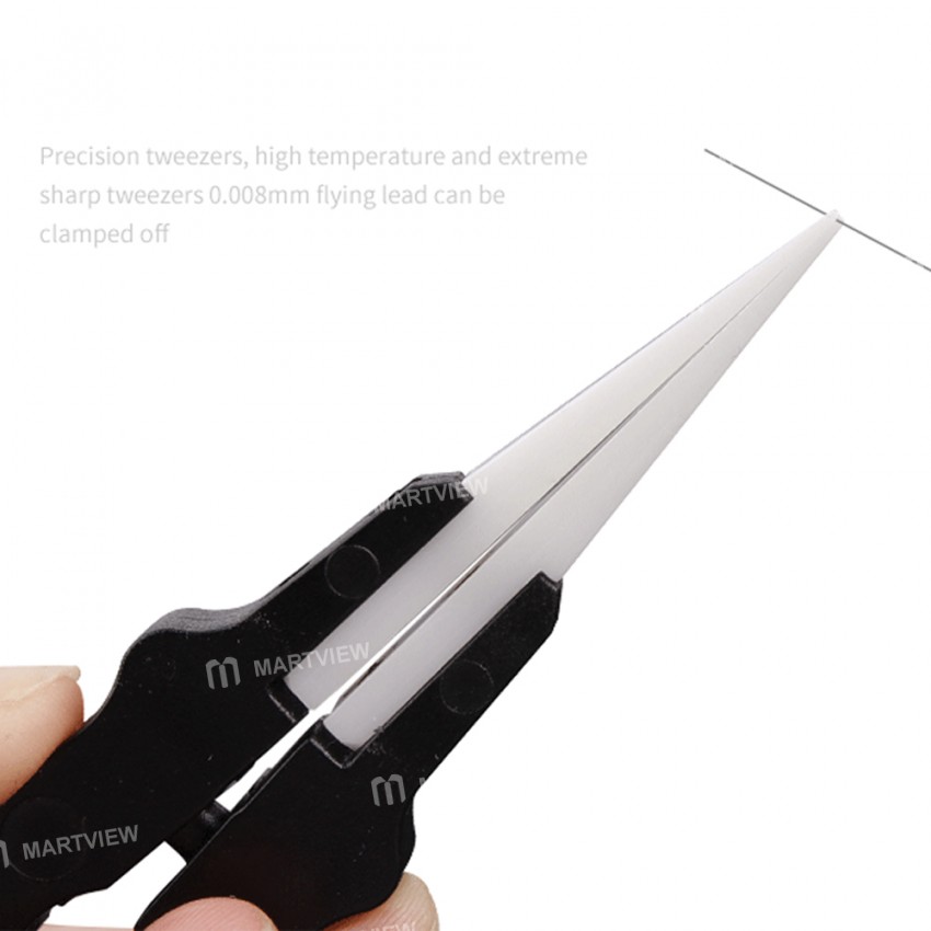 Multi-functional Heat Resistant anti-static Ceramic Tweezers