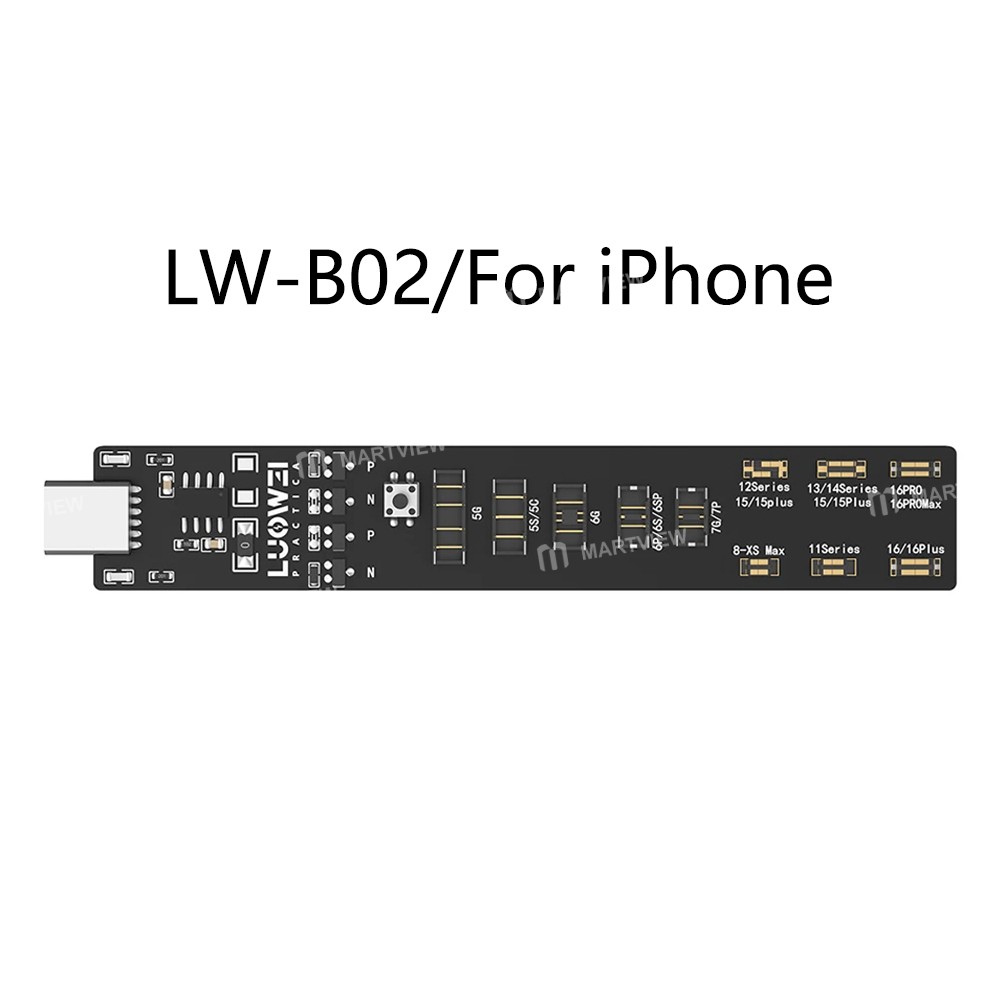 luowei lw-b01-lw-b02-battery-activation-small-board-for-iphone-5-to-16pro-max-android-10