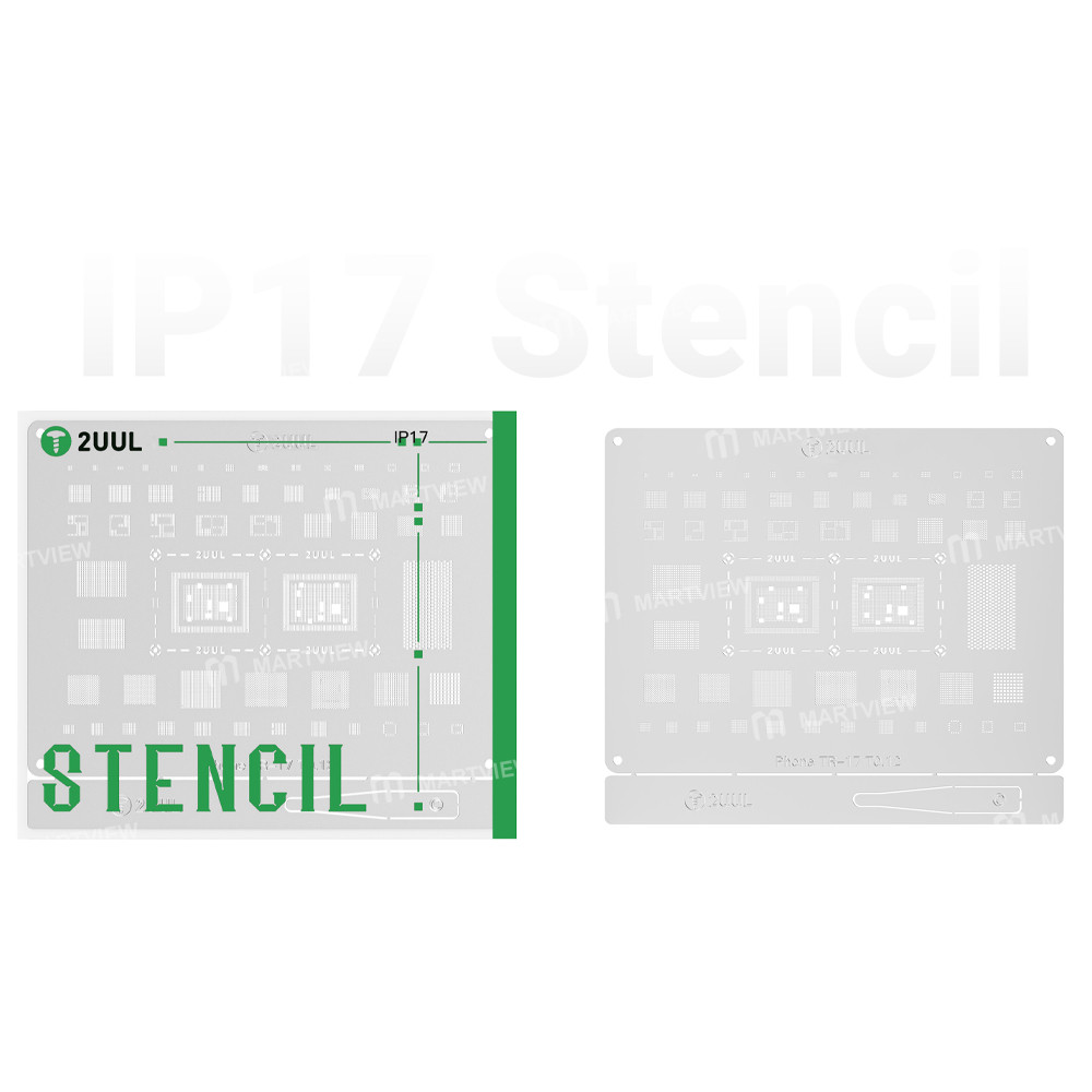 2uul bg03-012mm-cpu-bga-reballing-stencil-for-iphone-17-air-series-apple-a19-a19-pro-cpu-2